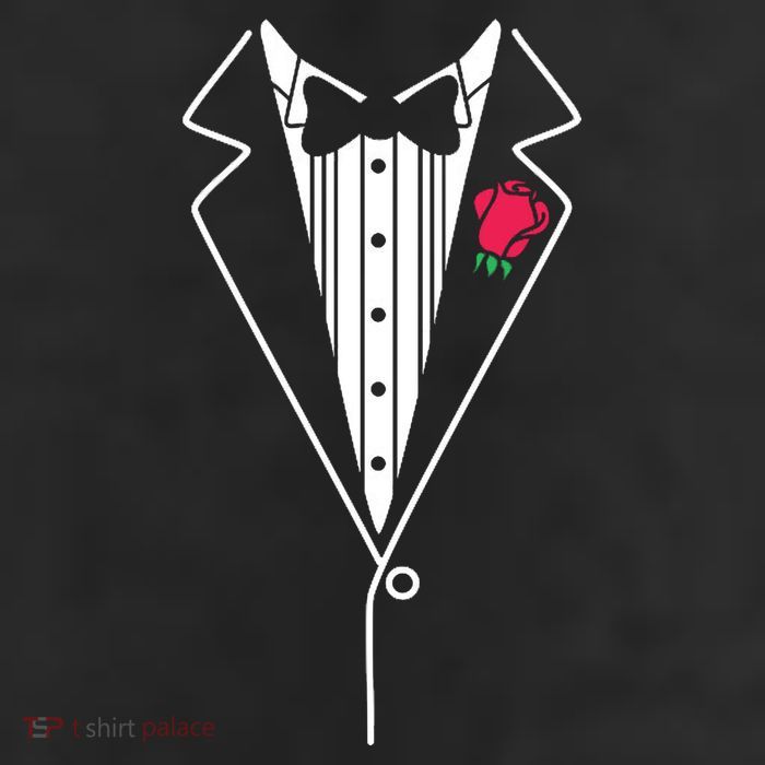 Wedding Tuxedo Red Rose Suit Trucker Hat