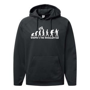 Wheres The Revolution Mode Performance Fleece Hoodie