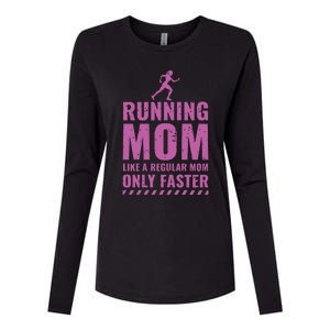 Womens Trail Runner Funny Fitness Running Marathon Mom Mothers Day Womens Cotton Relaxed Long Sleeve T-Shirt