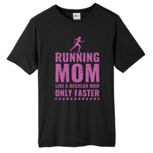 Womens Trail Runner Funny Fitness Running Marathon Mom Mothers Day Tall Fusion ChromaSoft Performance T-Shirt