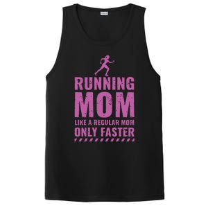 Womens Trail Runner Funny Fitness Running Marathon Mom Mothers Day PosiCharge Competitor Tank