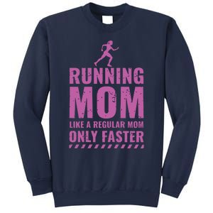 Womens Trail Runner Funny Fitness Running Marathon Mom Mothers Day Sweatshirt