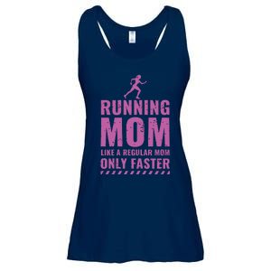 Womens Trail Runner Funny Fitness Running Marathon Mom Mothers Day Ladies Essential Flowy Tank