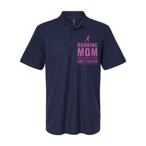 Womens Trail Runner Funny Fitness Running Marathon Mom Mothers Day Softstyle Adult Sport Polo