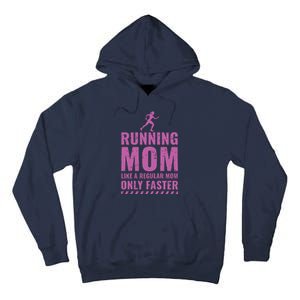 Womens Trail Runner Funny Fitness Running Marathon Mom Mothers Day Tall Hoodie