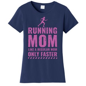 Womens Trail Runner Funny Fitness Running Marathon Mom Mothers Day Women's T-Shirt