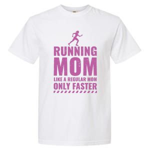 Womens Trail Runner Funny Fitness Running Marathon Mom Mothers Day Garment-Dyed Heavyweight T-Shirt