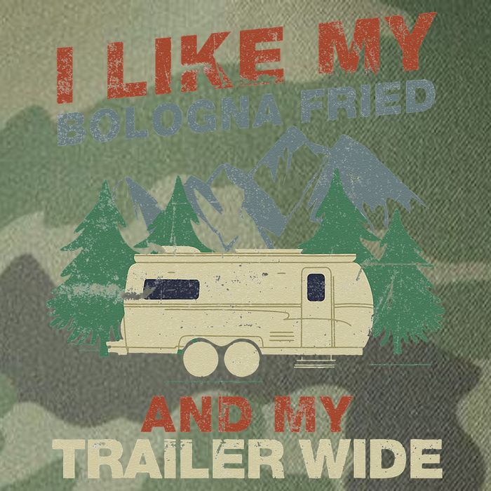 White Trash Redneck Trailer Funny White Trash Bash Legacy Tie Dye Trucker Hat