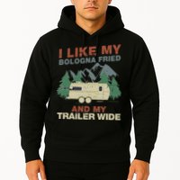 White Trash Redneck Trailer Funny White Trash Bash Hoodie