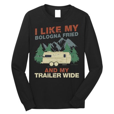 White Trash Redneck Trailer Funny White Trash Bash Long Sleeve Shirt