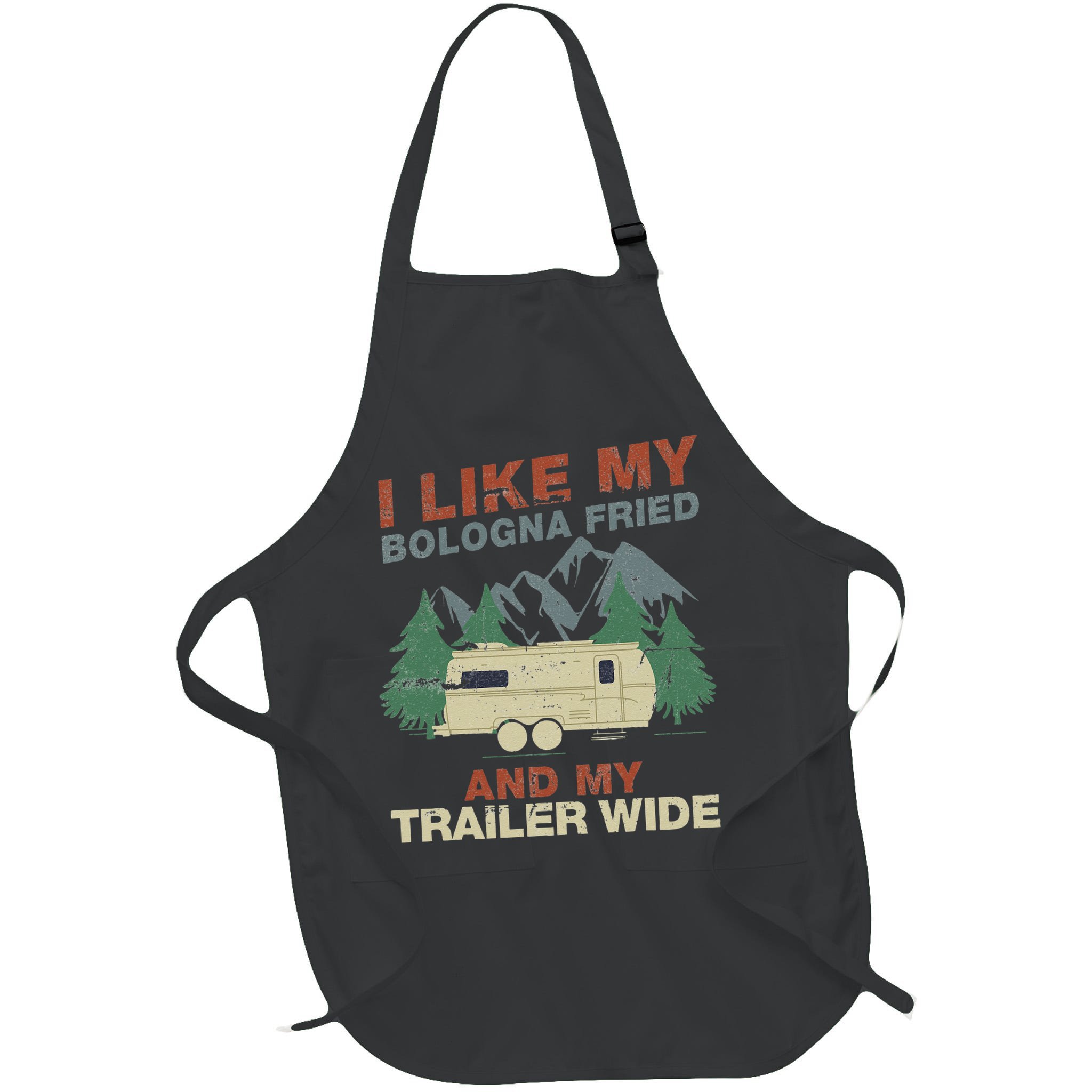 White Trash Redneck Trailer Funny White Trash Bash Apron