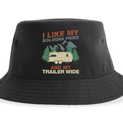 White Trash Redneck Trailer Funny White Trash Bash Sustainable Bucket Hat
