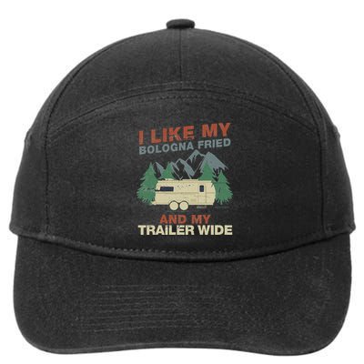 White Trash Redneck Trailer Funny White Trash Bash 7-Panel Snapback Hat