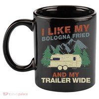 White Trash Redneck Trailer Funny White Trash Bash 11oz C Handle Ceramic Mug