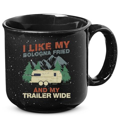White Trash Redneck Trailer Funny White Trash Bash 15oz Campfire Ceramic Mug