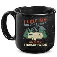 White Trash Redneck Trailer Funny White Trash Bash 15oz Campfire Ceramic Mug