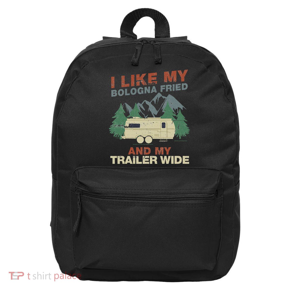 White Trash Redneck Trailer Funny White Trash Bash 16 in Basic Backpack