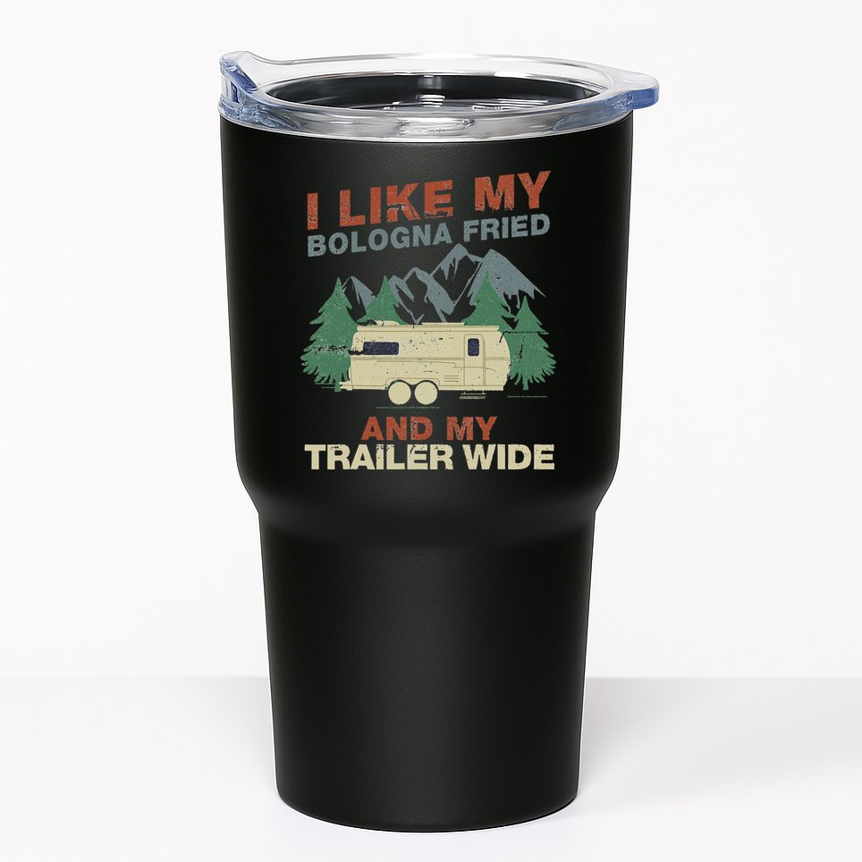 White Trash Redneck Trailer Funny White Trash Bash Tumbler