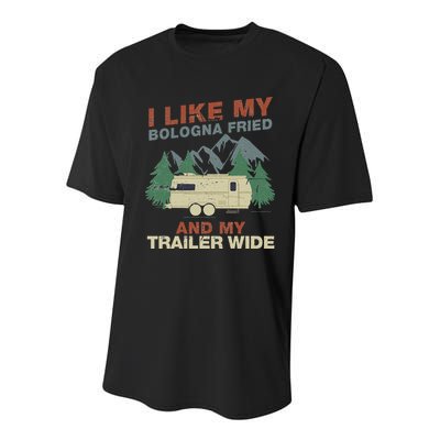 White Trash Redneck Trailer Funny White Trash Bash Youth Performance Sprint T-Shirt