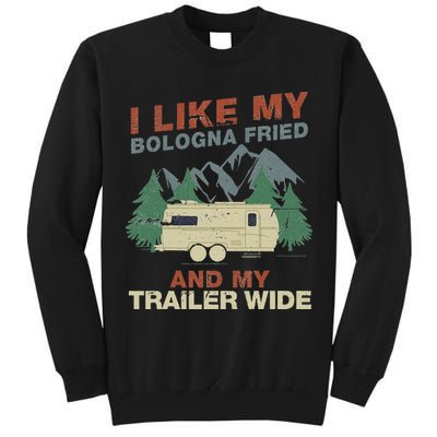 White Trash Redneck Trailer Funny White Trash Bash Tall Sweatshirt