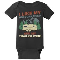 White Trash Redneck Trailer Funny White Trash Bash Baby Bodysuit