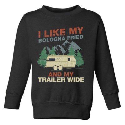 White Trash Redneck Trailer Funny White Trash Bash Toddler Sweatshirt