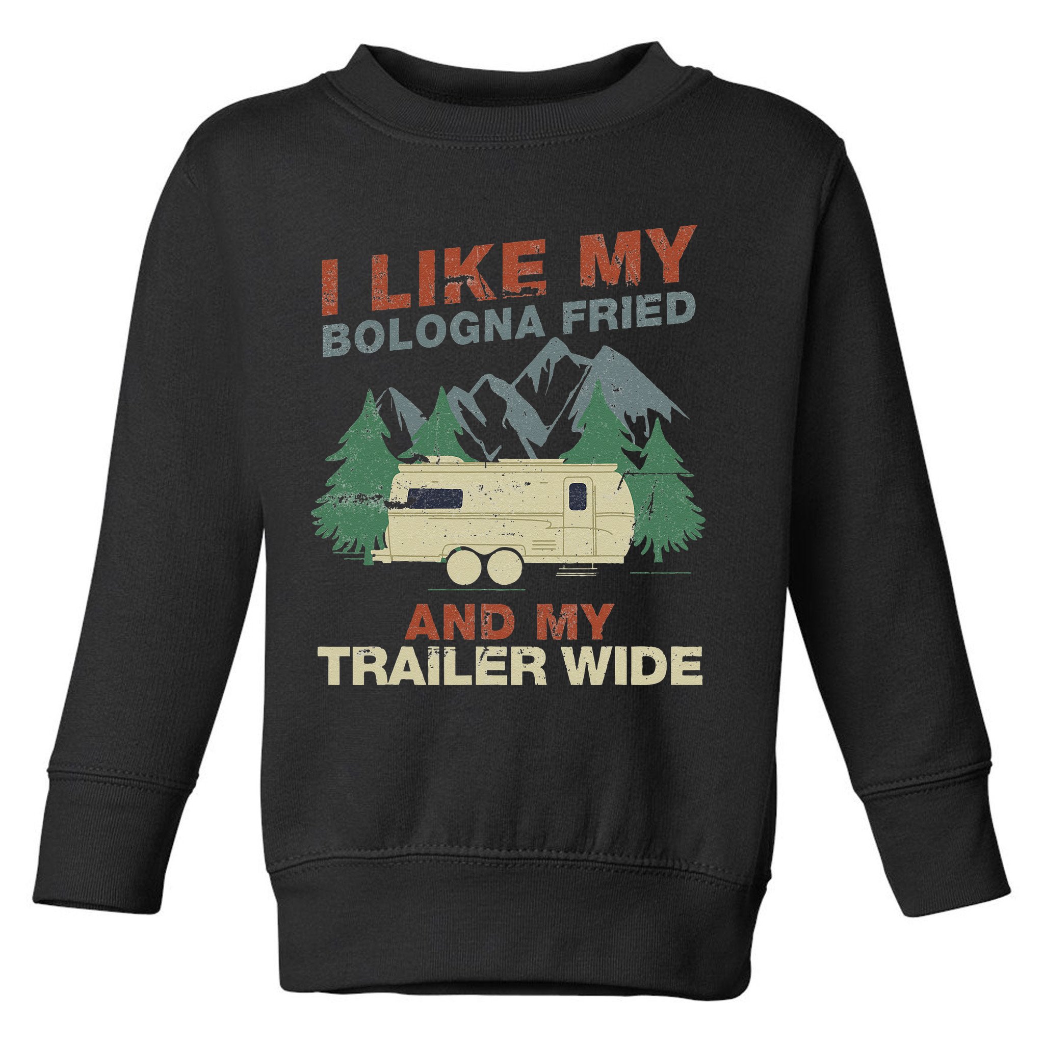 White Trash Redneck Trailer Funny White Trash Bash Toddler Sweatshirt