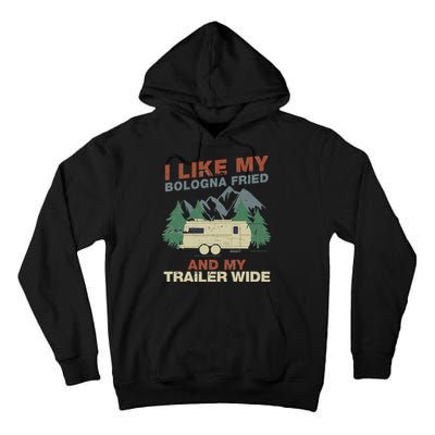 White Trash Redneck Trailer Funny White Trash Bash Tall Hoodie
