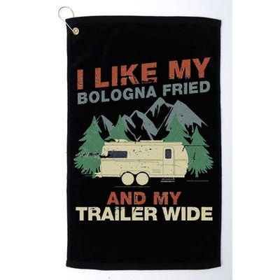 White Trash Redneck Trailer Funny White Trash Bash Golf Towel