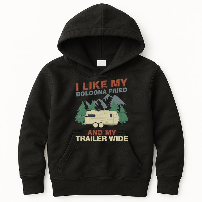White Trash Redneck Trailer Funny White Trash Bash Kids Hoodie