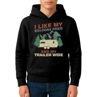 White Trash Redneck Trailer Funny White Trash Bash Kids Hoodie