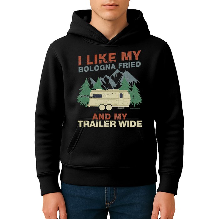 White Trash Redneck Trailer Funny White Trash Bash Kids Hoodie