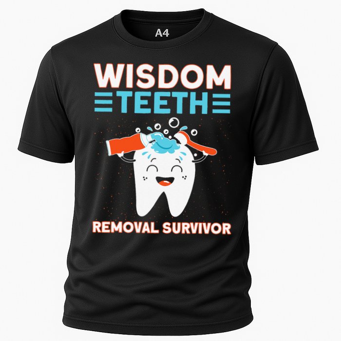 Wisdom Teeth Removal Survivor Patient Wisdom Tooth Cooling Performance Crew T-Shirt