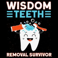 Wisdom Teeth Removal Survivor Patient Wisdom Tooth Cooling Performance Crew T-Shirt