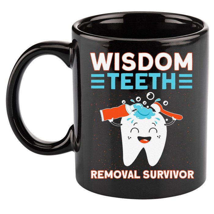 Wisdom Teeth Removal Survivor Patient Wisdom Tooth 11oz C Handle Ceramic Mug
