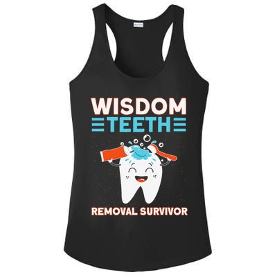 Wisdom Teeth Removal Survivor Patient Wisdom Tooth Ladies PosiCharge Competitor Racerback Tank