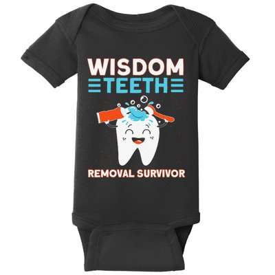 Wisdom Teeth Removal Survivor Patient Wisdom Tooth Baby Bodysuit