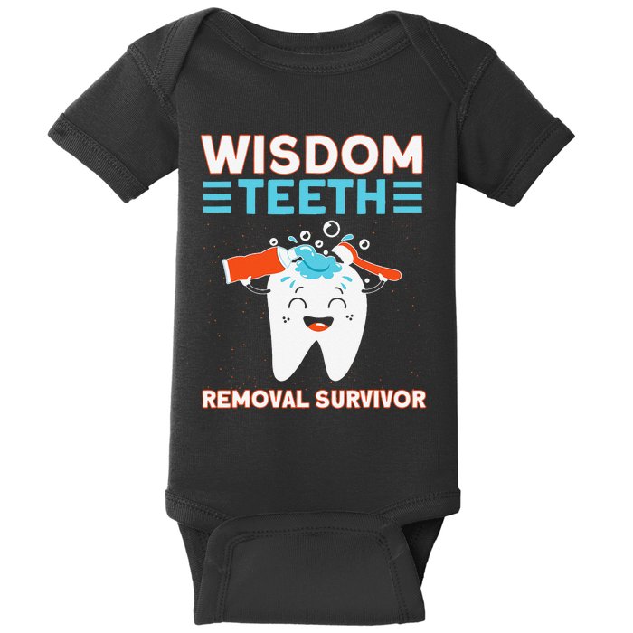 Wisdom Teeth Removal Survivor Patient Wisdom Tooth Baby Bodysuit