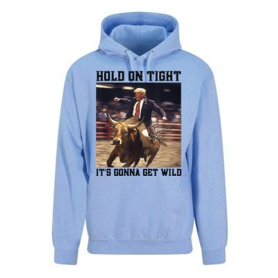 Western Trump Riding Wild Bull Southern Trump Rodeo Arena Unisex Surf Hoodie