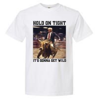 Western Trump Riding Wild Bull Southern Trump Rodeo Arena Garment-Dyed Heavyweight T-Shirt