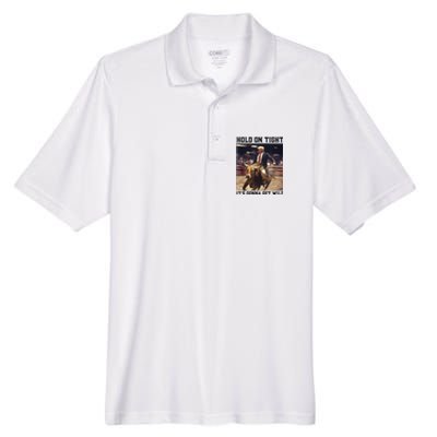 Western Trump Riding Wild Bull Southern Trump Rodeo Arena Men's Origin Performance Pique Polo