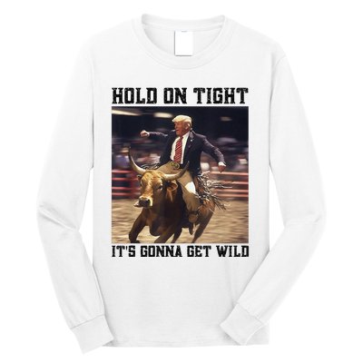 Western Trump Riding Wild Bull Southern Trump Rodeo Arena Long Sleeve Shirt