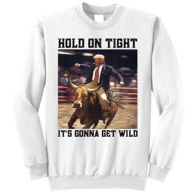 Western Trump Riding Wild Bull Southern Trump Rodeo Arena Sweatshirt