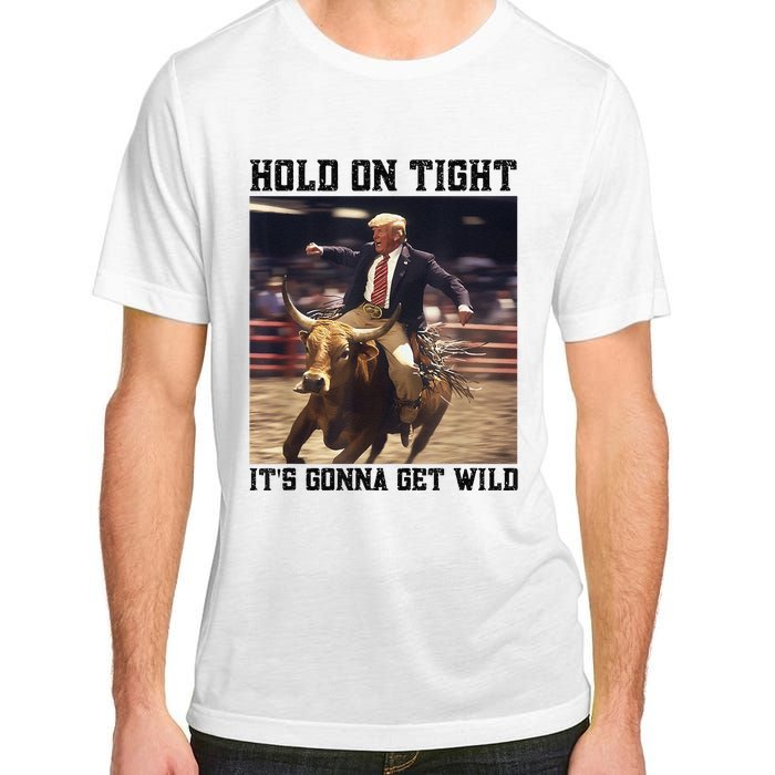 Western Trump Riding Wild Bull Southern Trump Rodeo Arena Adult ChromaSoft Performance T-Shirt