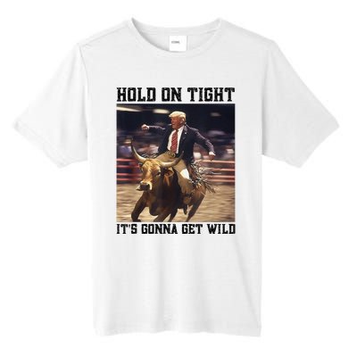 Western Trump Riding Wild Bull Southern Trump Rodeo Arena Tall Fusion ChromaSoft Performance T-Shirt