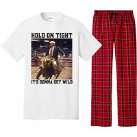 Western Trump Riding Wild Bull Southern Trump Rodeo Arena Pajama Set