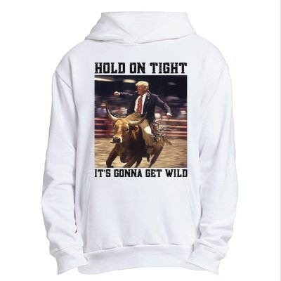 Western Trump Riding Wild Bull Southern Trump Rodeo Arena Urban Pullover Hoodie