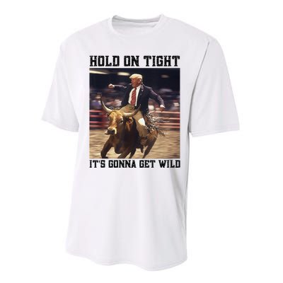 Western Trump Riding Wild Bull Southern Trump Rodeo Arena Performance Sprint T-Shirt