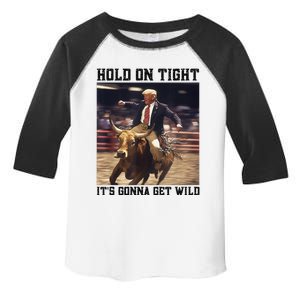 Western Trump Riding Wild Bull Southern Trump Rodeo Arena Toddler Fine Jersey T-Shirt