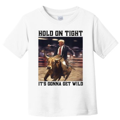 Western Trump Riding Wild Bull Southern Trump Rodeo Arena Toddler T-Shirt